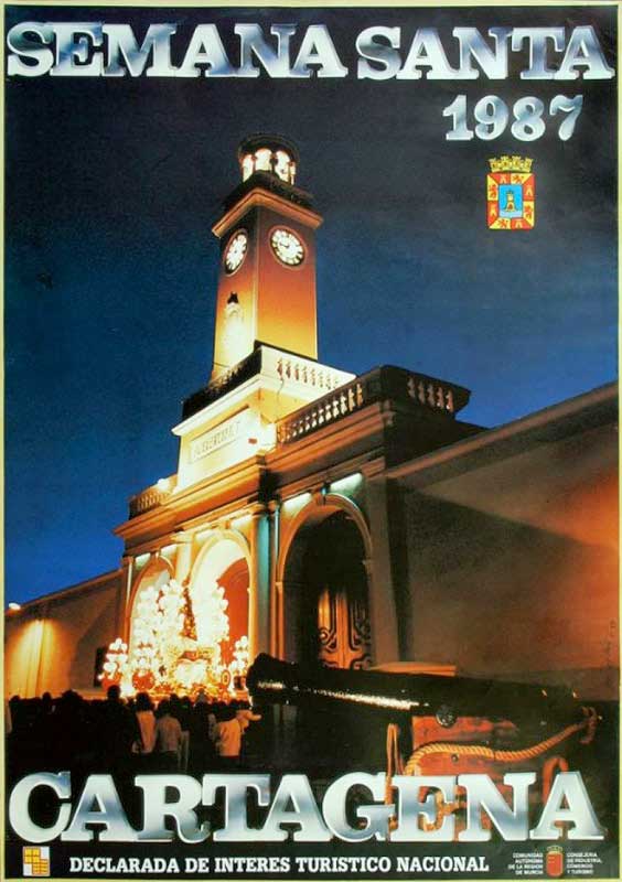 Cartel de la Semana Santa de Cartagena de 1987