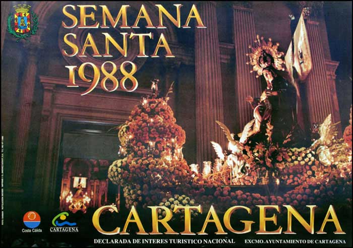 Cartel de la Semana Santa de Cartagena de 1988