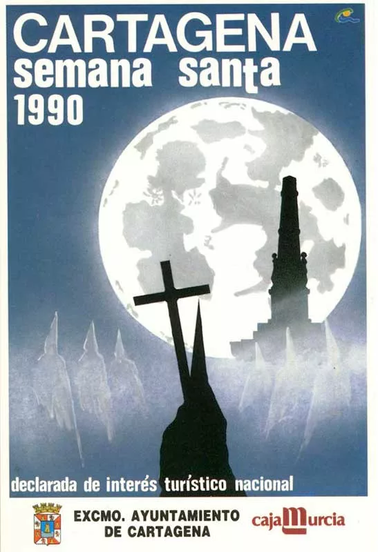 Cartel de la Semana Santa de Cartagena de 1990
