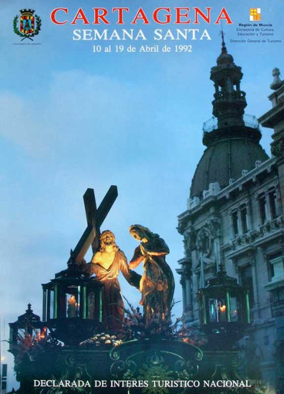 Cartel de la Semana Santa de Cartagena de 1992