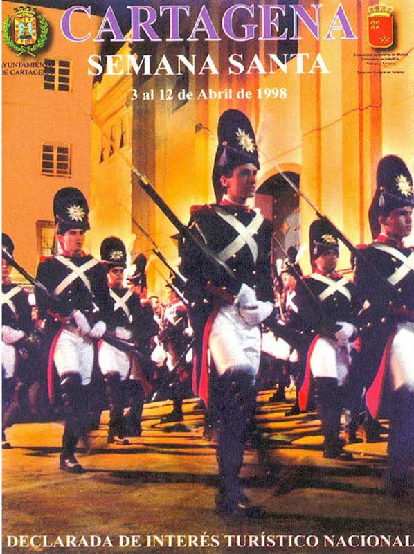 Cartel de la Semana Santa de Cartagena de 1998