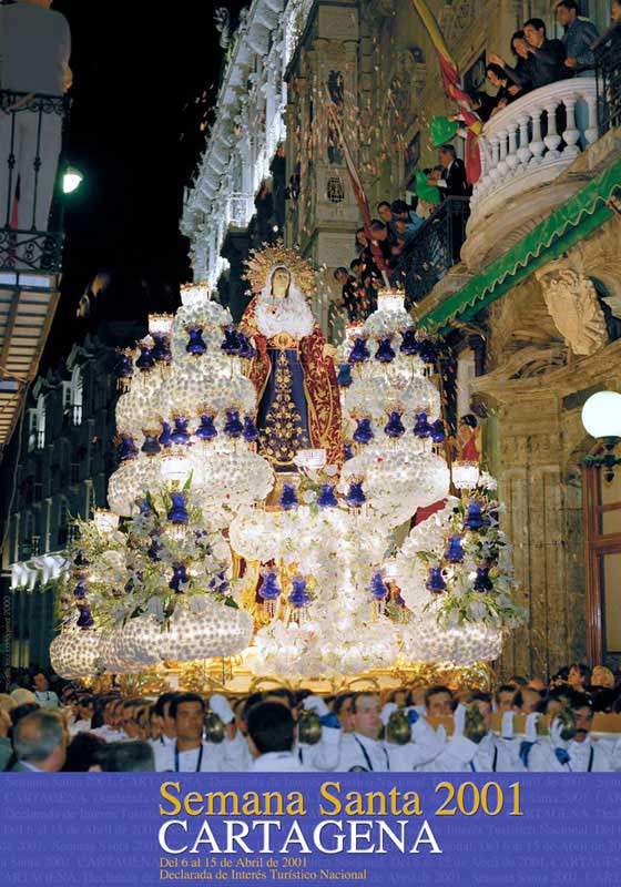 Cartel de la Semana Santa de Cartagena de 2001