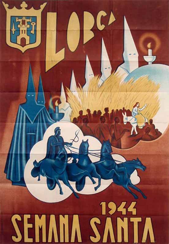 Cartel de la Semana Santa de Lorca de 1944