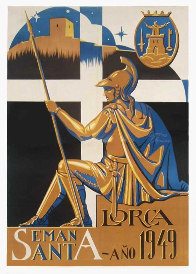 Cartel de la Semana Santa de Lorca de 1949