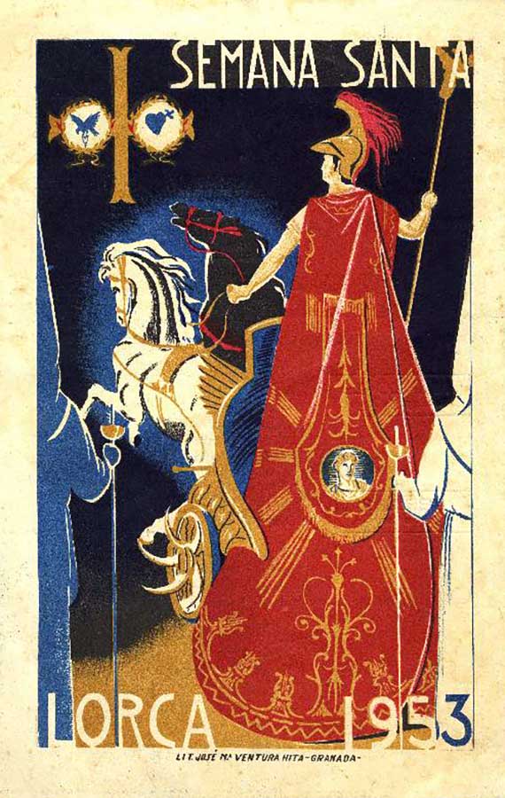 Cartel de la Semana Santa de Lorca de 1953