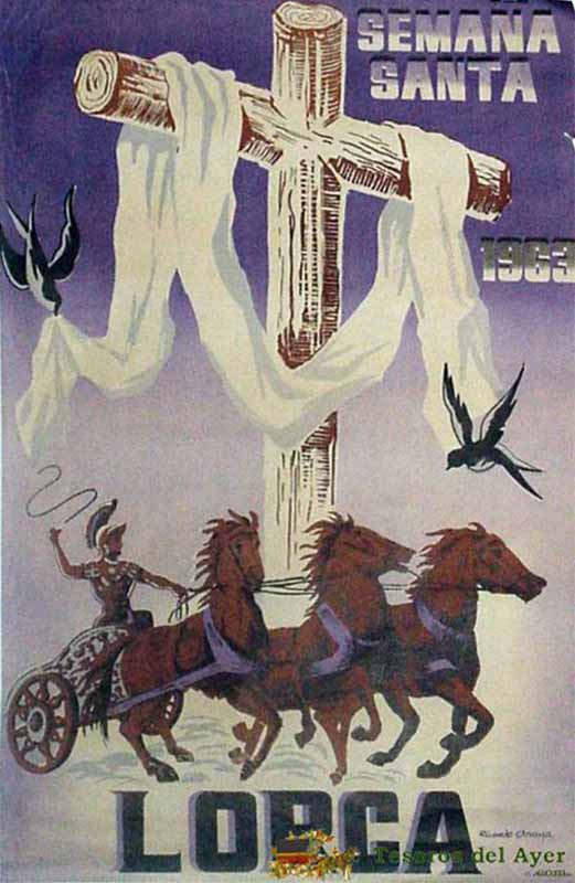 Cartel de la Semana Santa de Lorca de 1963