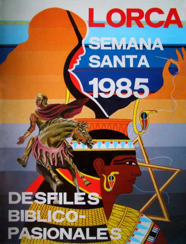 Cartel de la Semana Santa de Lorca de 1985