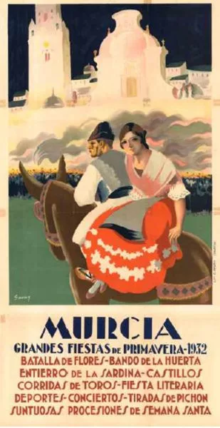 Cartel de la Semana Santa de Murcia de 1932