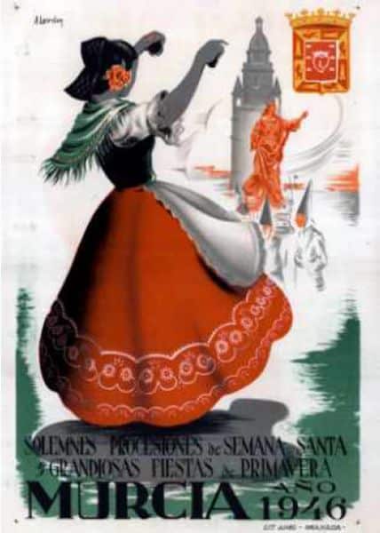 Cartel de la Semana Santa de Murcia de 1946