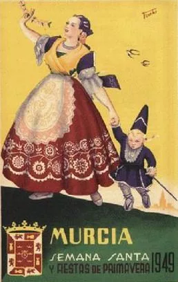 Cartel de la Semana Santa de Murcia de 1949