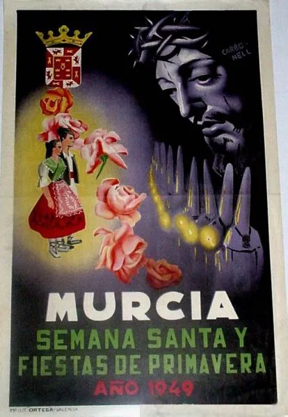 Cartel de la Semana Santa de Murcia de 1949