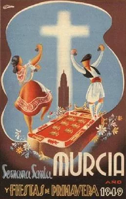 Cartel de la Semana Santa de Murcia de 1949