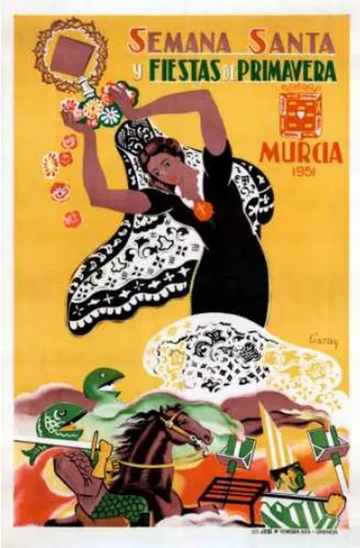 Cartel de la Semana Santa de Murcia de 1951