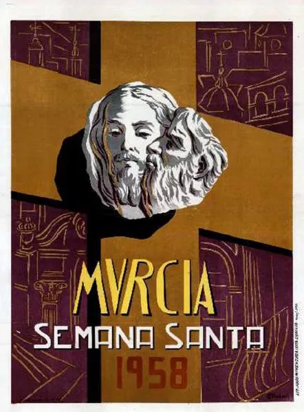 Cartel de la Semana Santa de Murcia de 1958