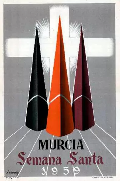 Cartel de la Semana Santa de Murcia de 1959