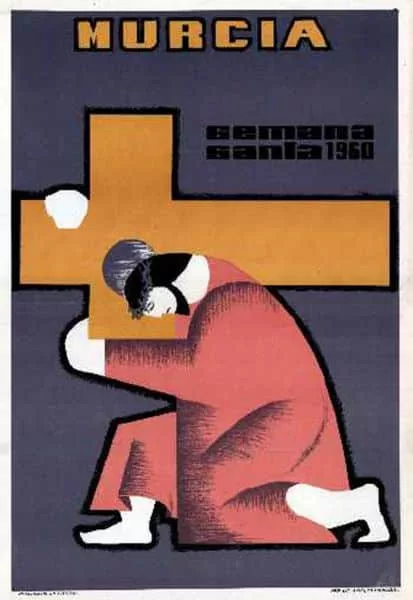 Cartel de la Semana Santa de Murcia de 1960