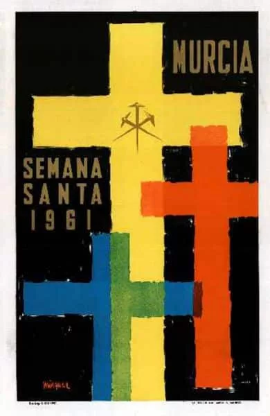 Cartel de la Semana Santa de Murcia de 1961