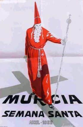 Cartel de la Semana Santa de Murcia de 1962