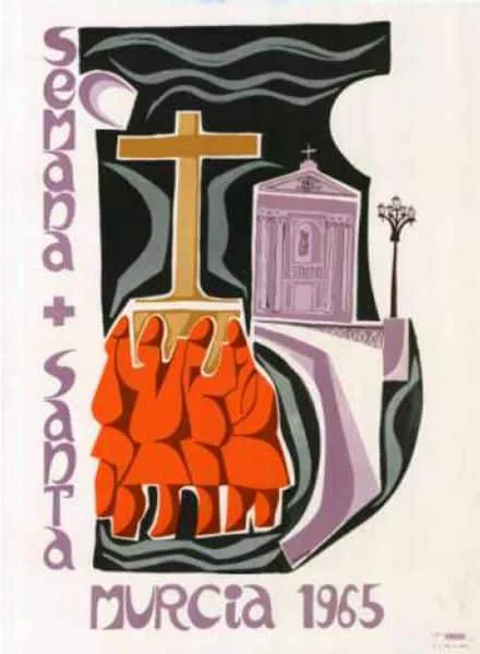 Cartel de la Semana Santa de Murcia de 1965
