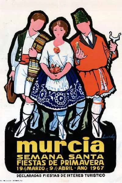 Cartel de la Semana Santa de Murcia de 1967