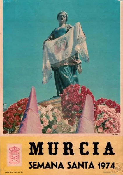 Cartel de la Semana Santa de Murcia de 1974