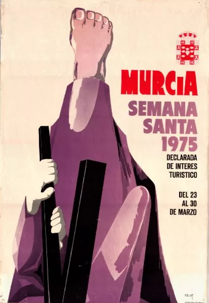 Cartel de la Semana Santa de Murcia de 1975