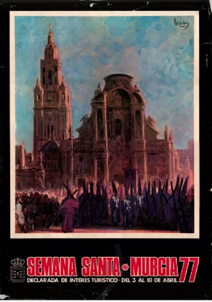 Cartel de la Semana Santa de Murcia de 1977