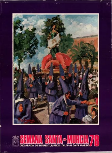 Cartel de la Semana Santa de Murcia de 1978