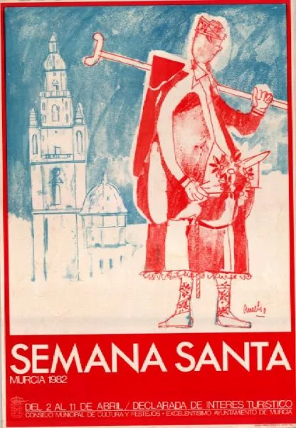 Cartel de la Semana Santa de Murcia de 1982