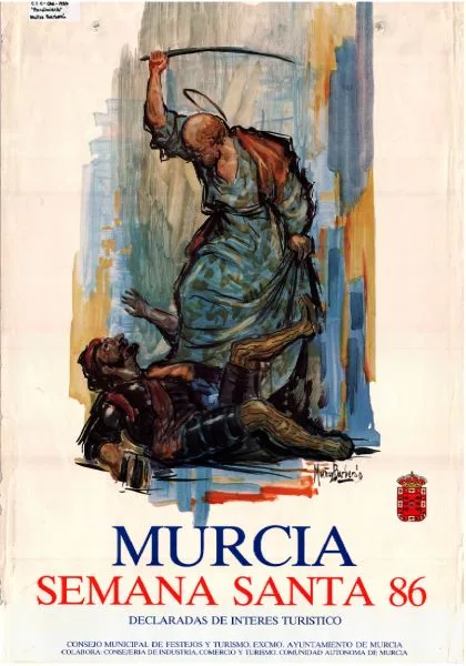 Cartel de la Semana Santa de Murcia de 1986