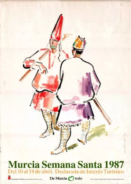 Cartel de la Semana Santa de Murcia de 1987