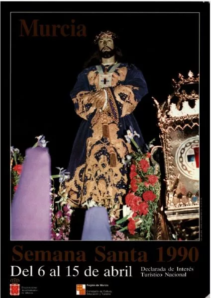 Cartel de la Semana Santa de Murcia de 1990